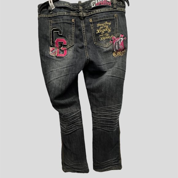 Coogi size 16W Being sexy is my legacy distressed Jean - Picture 1 of 9
